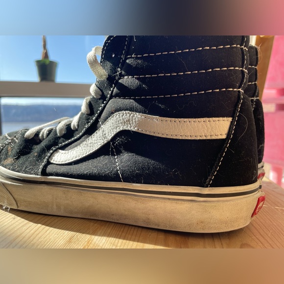 Vans Skateboard Shoe Off The Wall Hi Top Size 10.5 Men/9 Suede Canvas Bl… - Picture 5 of 15